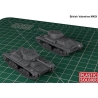 BRITISH VALENTINE MEDIUM TANK Sprue 15mm WWII PLASTIC SOLDIER COMPANY