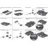 BRITISH VALENTINE MEDIUM TANK Sprue 15mm WWII PLASTIC SOLDIER COMPANY