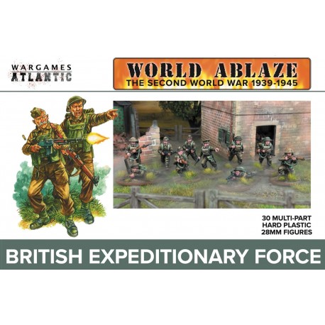 British Expeditionary Force box set (30) 28mm Ancients WARGAMES ATLANTIC