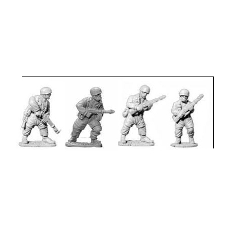 German Fallschirmjager w/Rifles II 28mm WWII BLACK TREE DESIGN