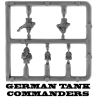 GERMAN TANK COMMANDERS Sprue 15mm WWII BATTLEFRONT FLAMES OF WAR