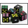 SPACE INVADER Dice Set (6) 8-bit-dice TURN ONE GAMING