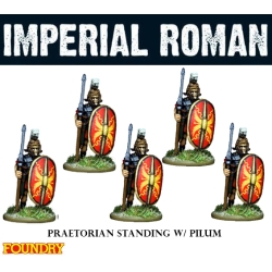 Imperial Roman Praetorian Guard Standing w/Pilum 28mm Ancients FOUNDRY