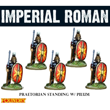 Imperial Roman Praetorian Guard Standing w/Pilum 28mm Ancients FOUNDRY