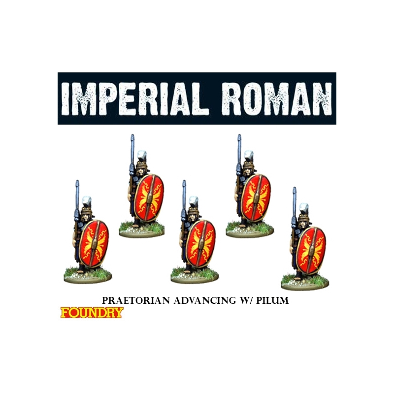 Imperial Roman Praetorian Guard Advancing w/Pilum 2 28mm Ancients FOUNDRY