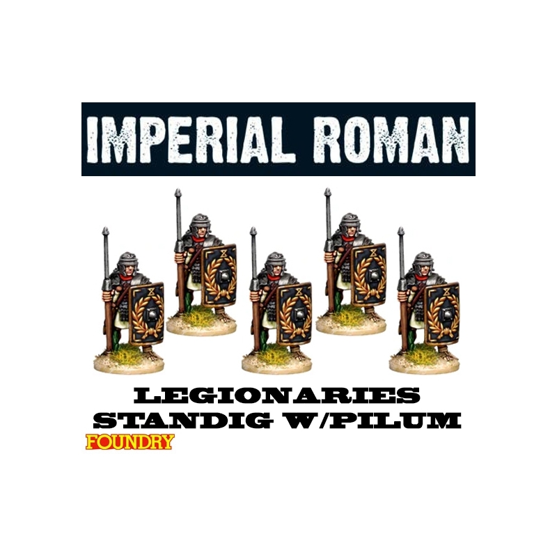 Imperial Roman Legionaries Standing w/Pilum 28mm Ancients STEVE SALEH FOUNDRY