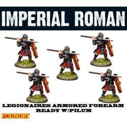 Imperial Roman Legionaries Armored forearm Ready w/Pilum 28mm Ancients FOUNDRY