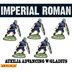 Imperial Roman Auxilia Advancing w/Gladius 28mm Ancients FOUNDRY