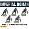 Imperial Roman Auxilia Advancing w/Gladius 28mm Ancients FOUNDRY