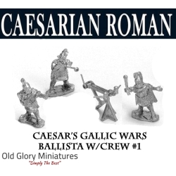 Caesar's Gallic Wars Roman Ballista w/crew 1 28mm Ancients OLD GLORY MINIATURES