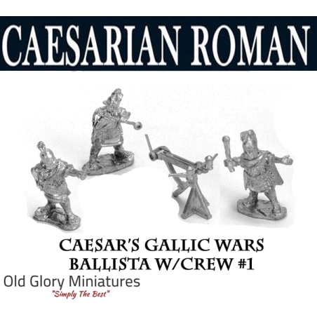 Caesar's Gallic Wars Roman Ballista w/crew 1 28mm Ancients OLD GLORY MINIATURES