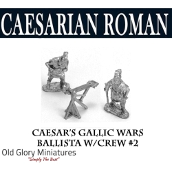 Caesar's Gallic Wars Roman Ballista w/crew 2 28mm Ancients OLD GLORY MINIATURES