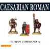 Caesarian Roman Command 2 28mm Ancients FOUNDRY