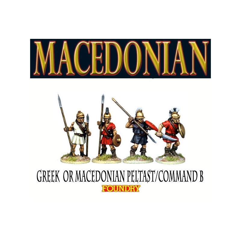 Greek Macedonian Peltast Characters/Command B FOUNDRY