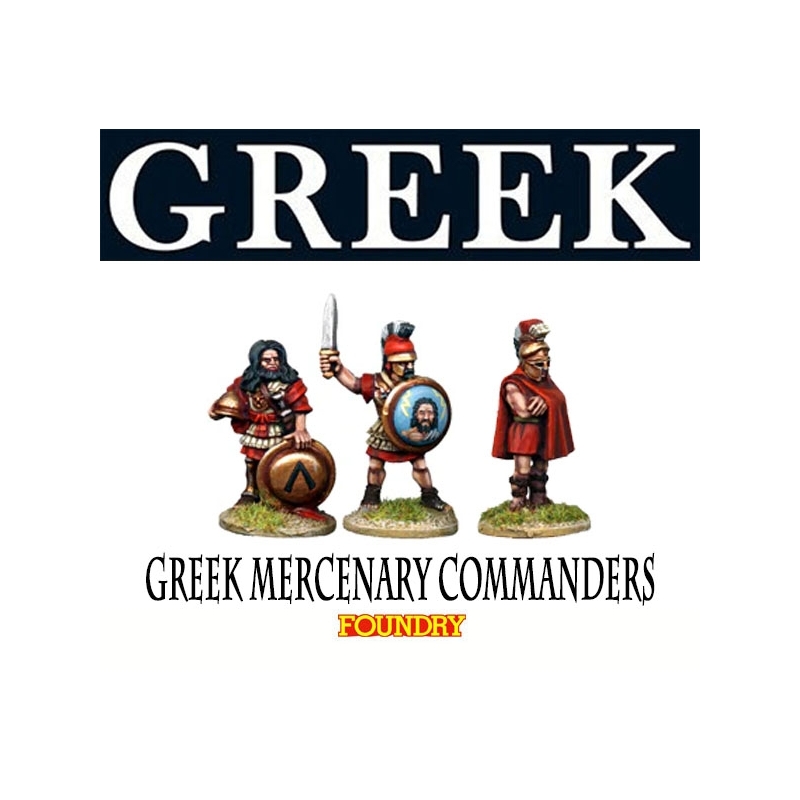 Greek Mercenary Commanders 28mm Ancients FOUNDRY