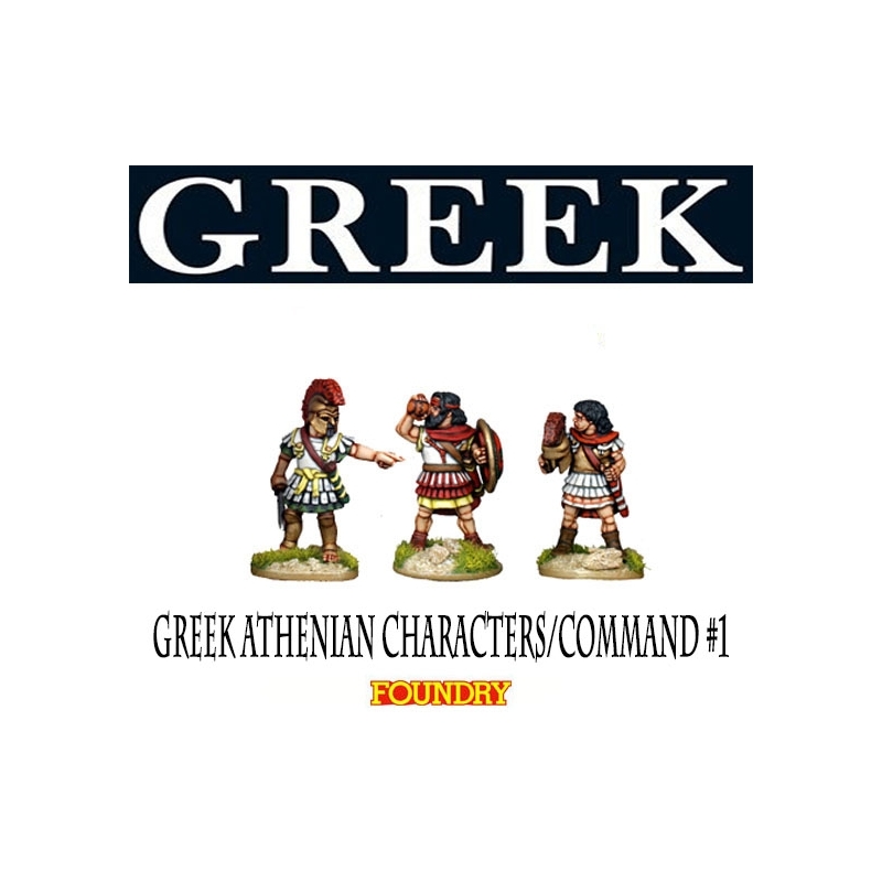 Greek Athenian Characters/Command 1 28mm Ancients FOUNDRY