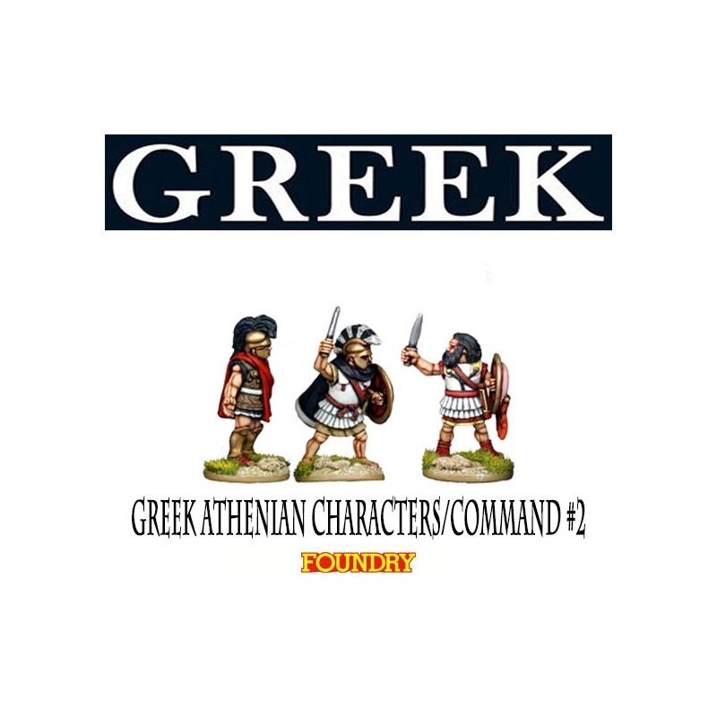 Greek Athenian Characters/Command 2 28mm Ancients FOUNDRY