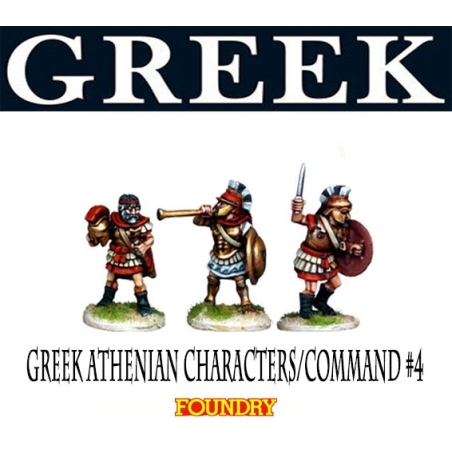 Greek Athenian Characters/Command 4 28mm Ancients FOUNDRY