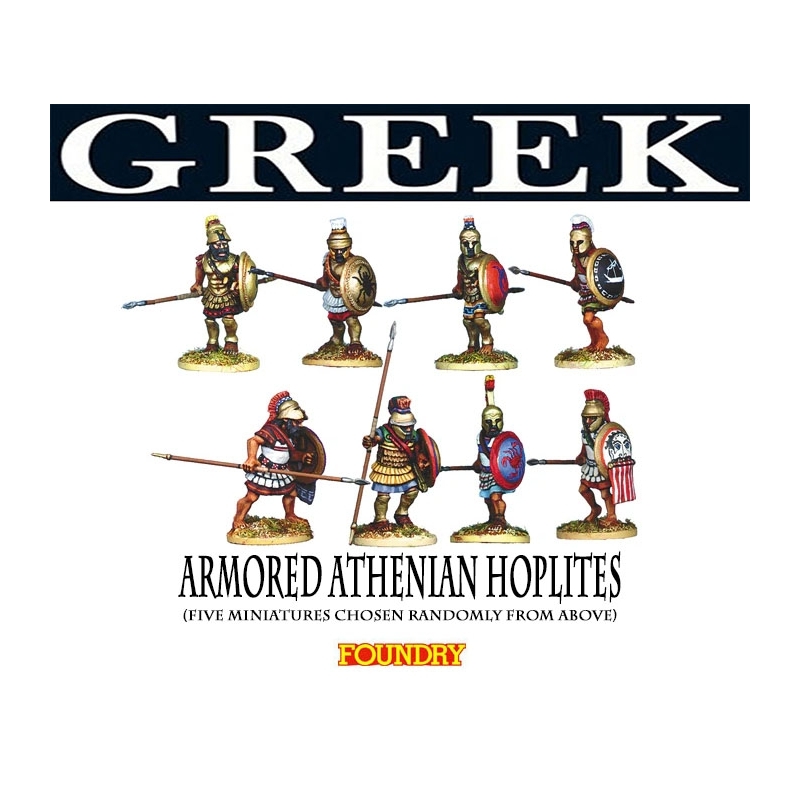 Greek Athenian Armored Hoplites 28mm Ancients FOUNDRY