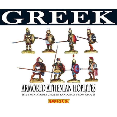 Greek Athenian Armored Hoplites 28mm Ancients FOUNDRY