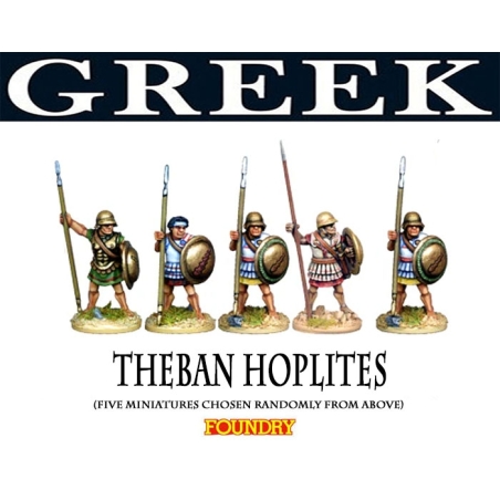 Greek Theban Hoplites 28mm Ancients FOUNDRY