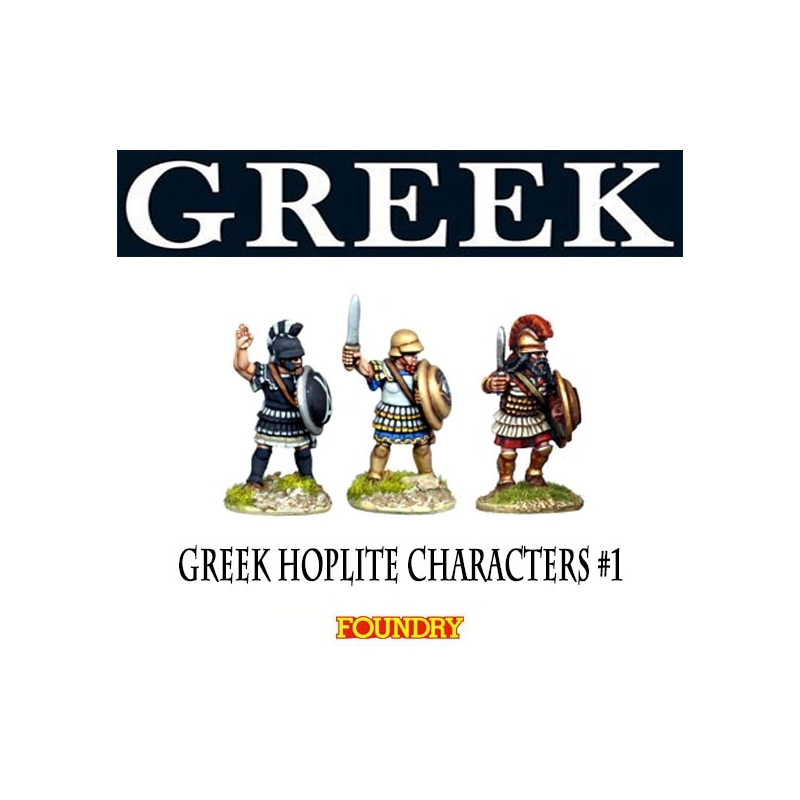 Greek Hoplites Characters 1 28mm Ancients FOUNDRY