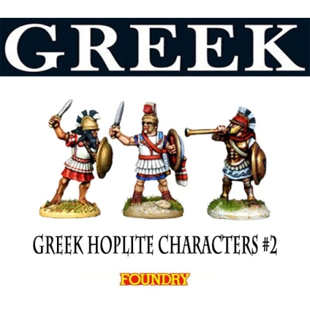 Greek Hoplites Characters 2 28mm Ancients FOUNDRY