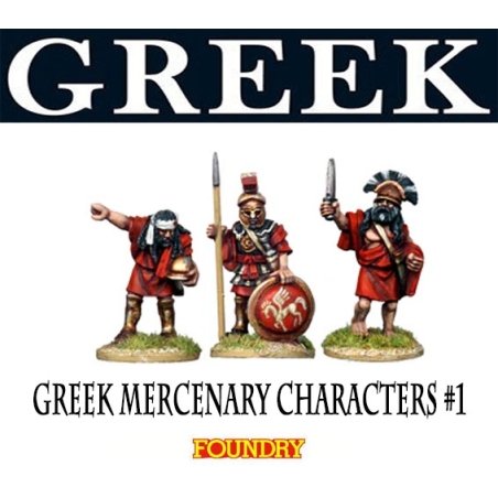 Greek Mercenary Characters 1 28mm Ancients FOUNDRY