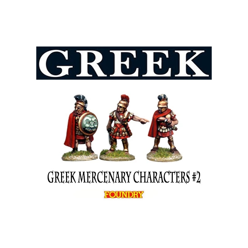 Greek Mercenary Characters 2 28mm Ancients FOUNDRY