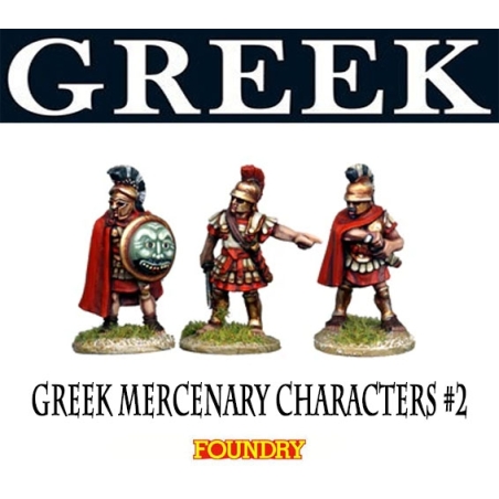 Greek Mercenary Characters 2 28mm Ancients FOUNDRY