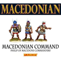 Greek Macedonian Command Philip of Macedon Commanders 28mm Ancients FOUNDRY