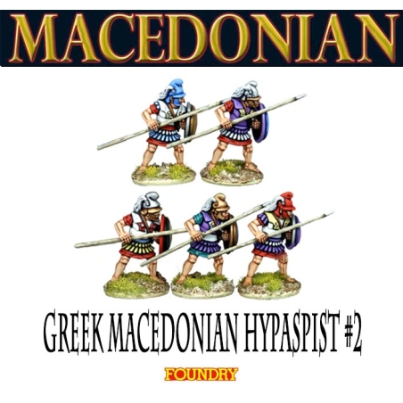 Greek Macedonian Hypaspists 2 28mm Ancients FOUNDRY