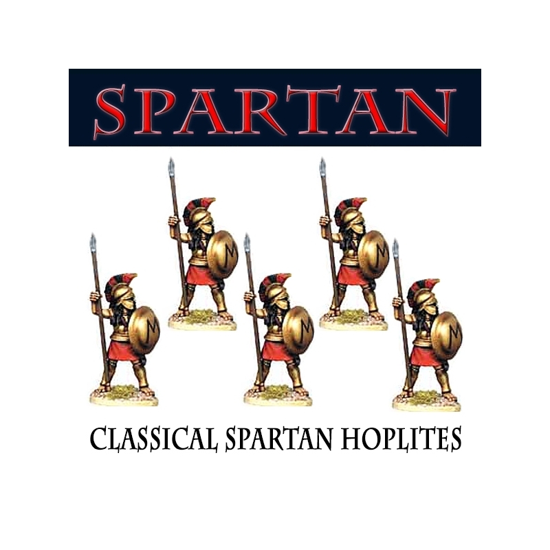 Greek Classical Spartan Hoplites (5) 28mm Ancients FOUNDRY