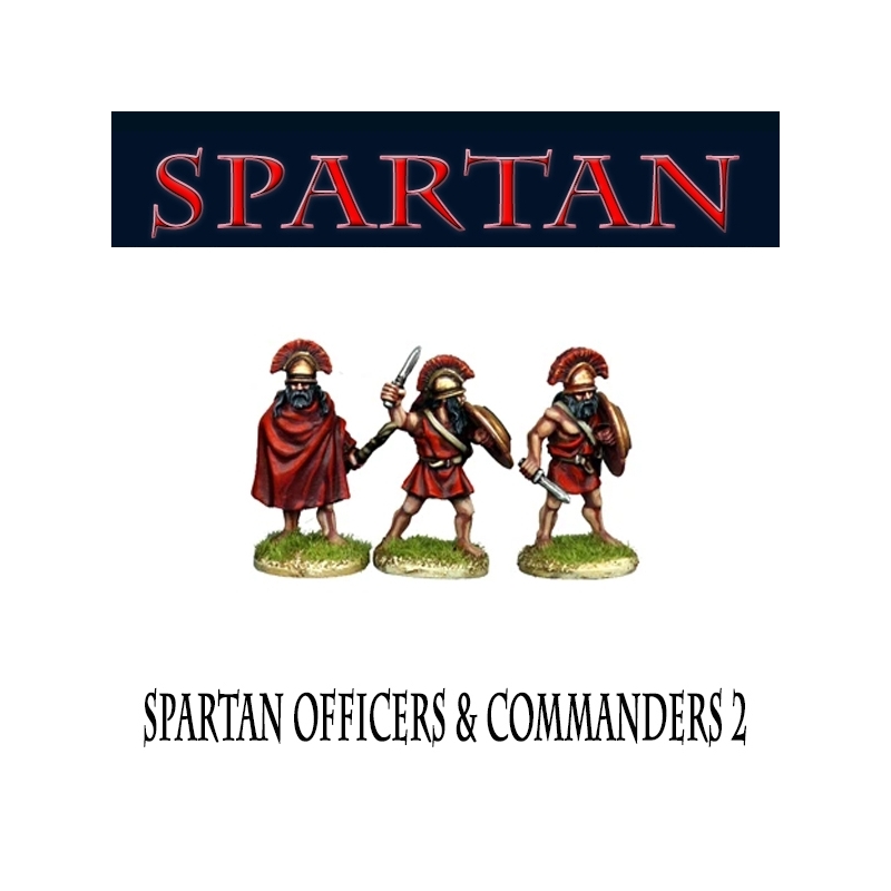 Greek Spartan Officers & Commanders 2 28mm Ancients FOUNDRY