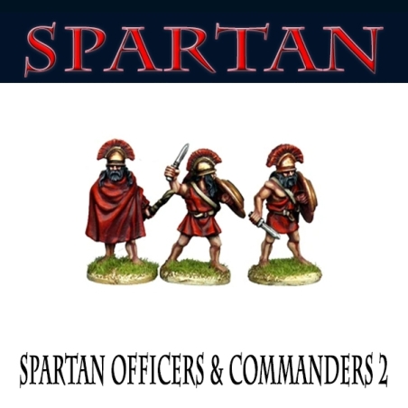 Greek Spartan Officers & Commanders 2 28mm Ancients FOUNDRY