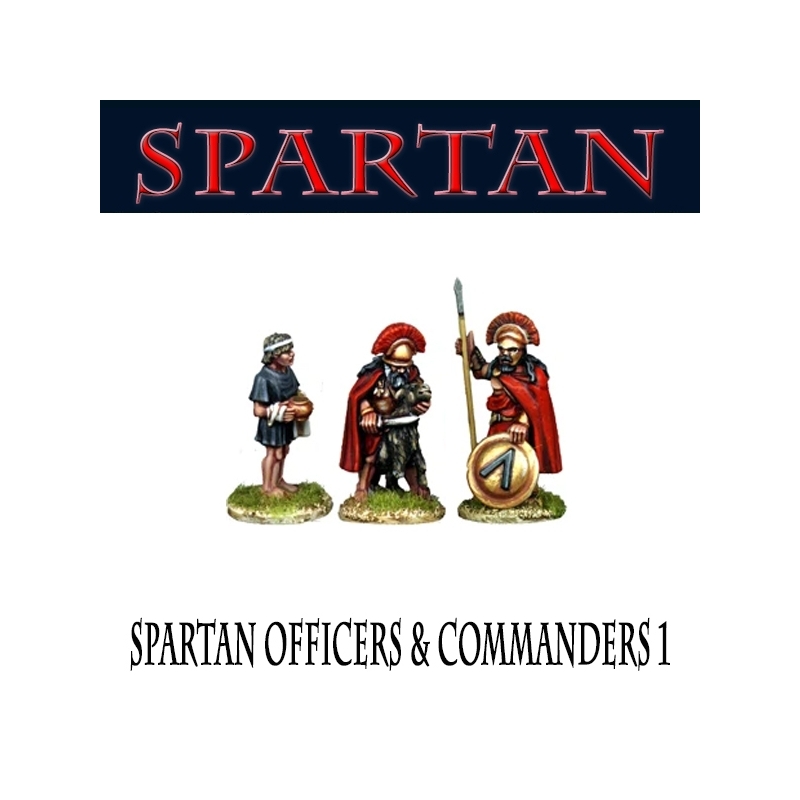 Greek Spartan Officers & Command 1 28mm Ancients FOUNDRY