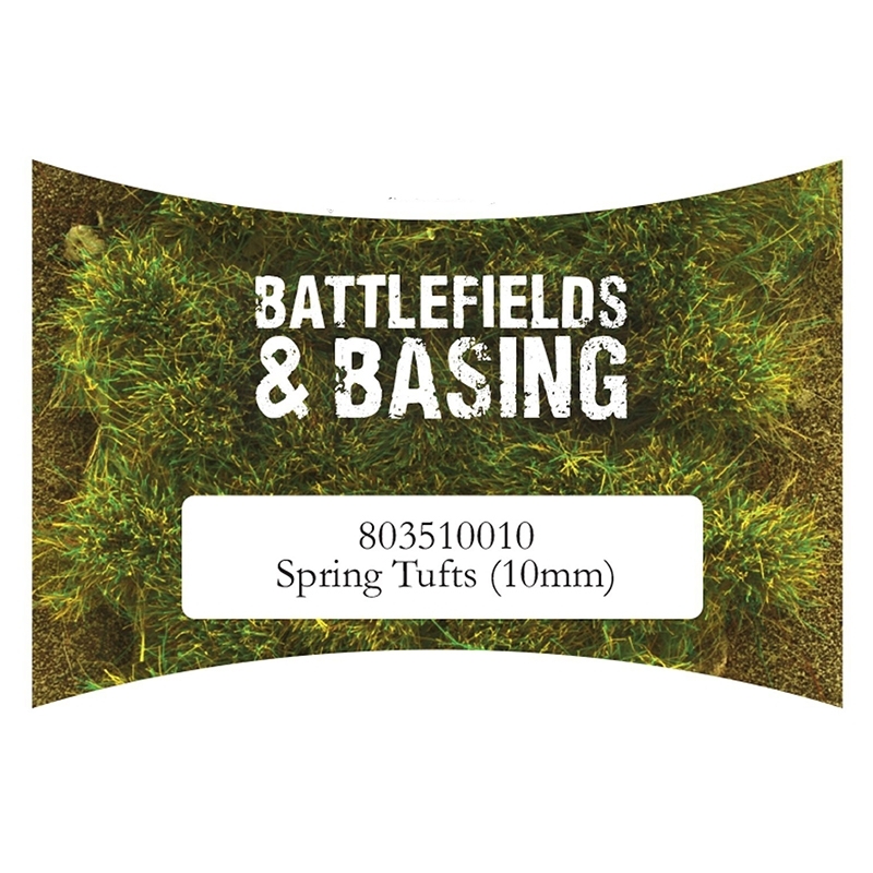 Spring Tufts - 10mm - Basing material  BATTLEFIELD & BASING