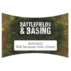 Wild Mountain Tufts - 10mm - Basing material  BATTLEFIELD & BASING