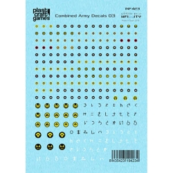 Generic Sci-Fi Decals Sheet 1 (Combined Army Decals 03)  PLAST CRAFT