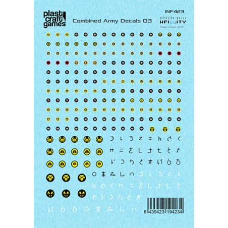 Generic Sci-Fi Decals Sheet 1 (COMBINED ARMY 03)  PLAST CRAFT