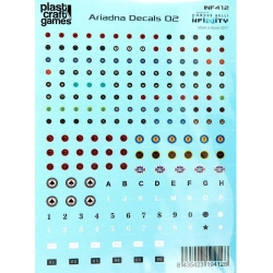 Generic Sci-Fi Decals Sheet 2 (ARIADNA DECALS 02)  PLAST CRAFT