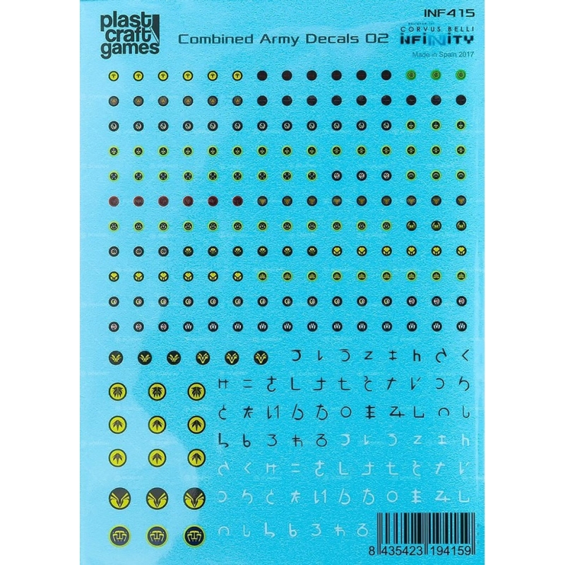 Generic Sci-Fi Decals Sheet 3 (Combined Army Decals 02)  PLAST CRAFT