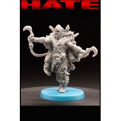 Bul'Gar Warrior C Barbarian Chaos HATE GAME MINIATURES CMON