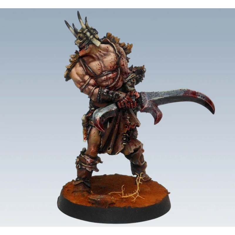 Bul'Gar Youngblood Barbarian Chaos HATE GAME MINIATURES CMON