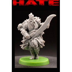 Um'Cal Warrior C Barbarian Chaos HATE GAME MINIATURES CMON