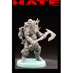 Um'Kator Warrior A Barbarian Chaos HATE GAME MINIATURES CMON