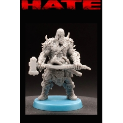 Um'Kator Warrior B Barbarian Chaos HATE GAME MINIATURES CMON