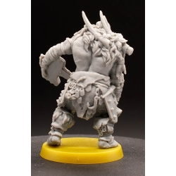 Um'Kator Warrior C Barbarian Chaos HATE GAME MINIATURES CMON