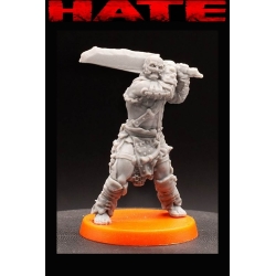 Um'Rak Young-blood Barbarian Chaos HATE GAME MINIATURES CMON