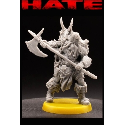 Um'Tal Warrior C Barbarian Chaos HATE GAME MINIATURES CMON